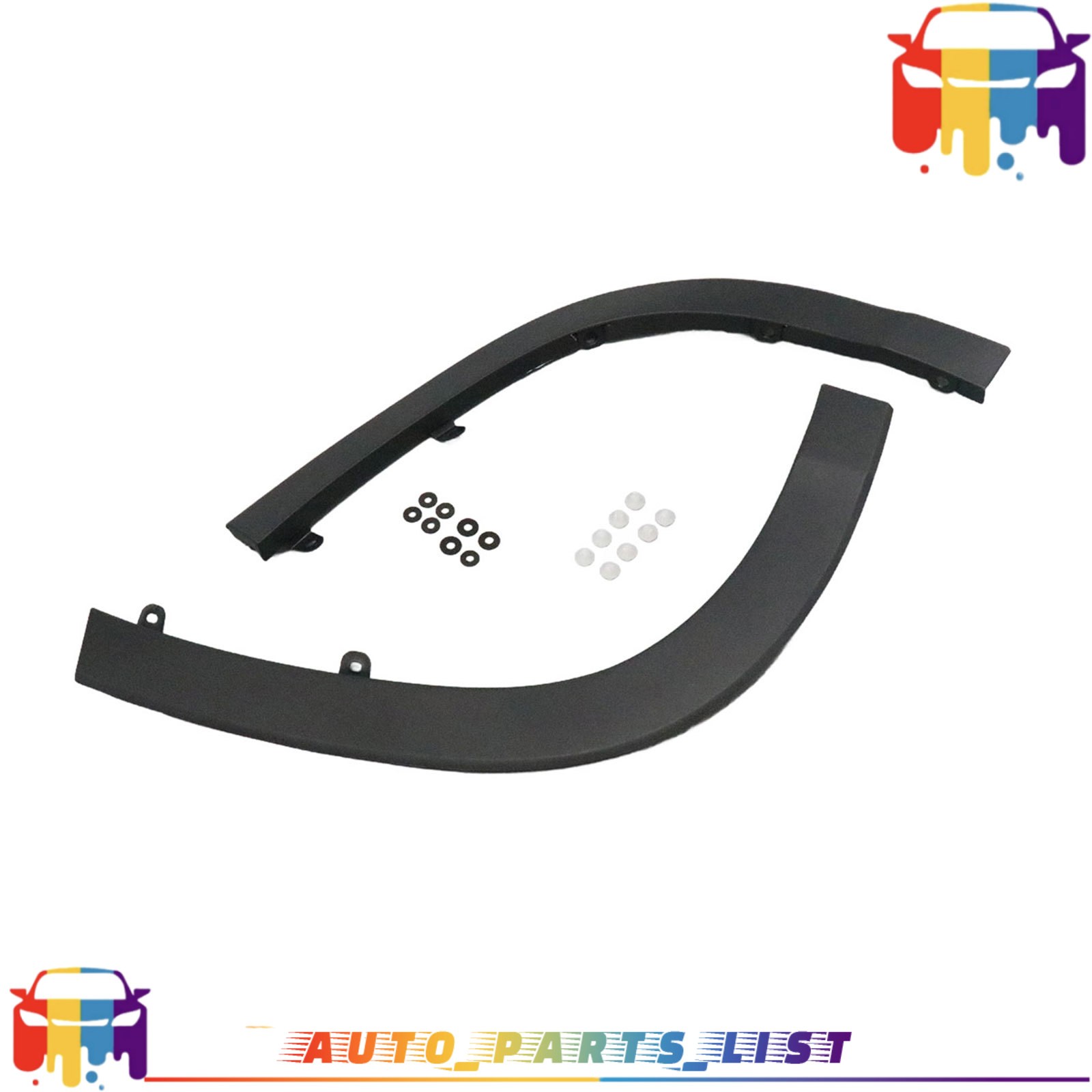 For 2014-19 Toyota Highlander Rear Driver Passenger Fender Trim Molding Moulding