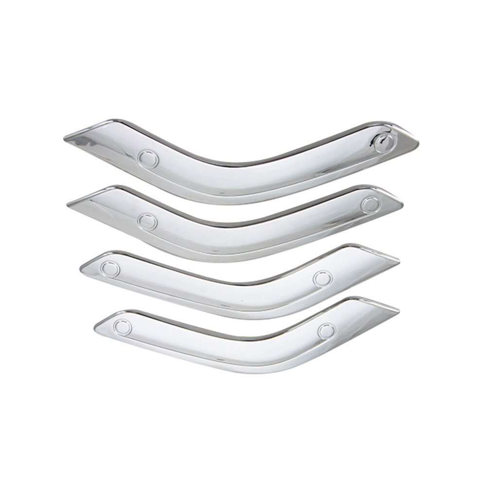 Interior Door Handle Trim Cover Decor Strips for 2011-17 Jeep Wrangler JK Chrome