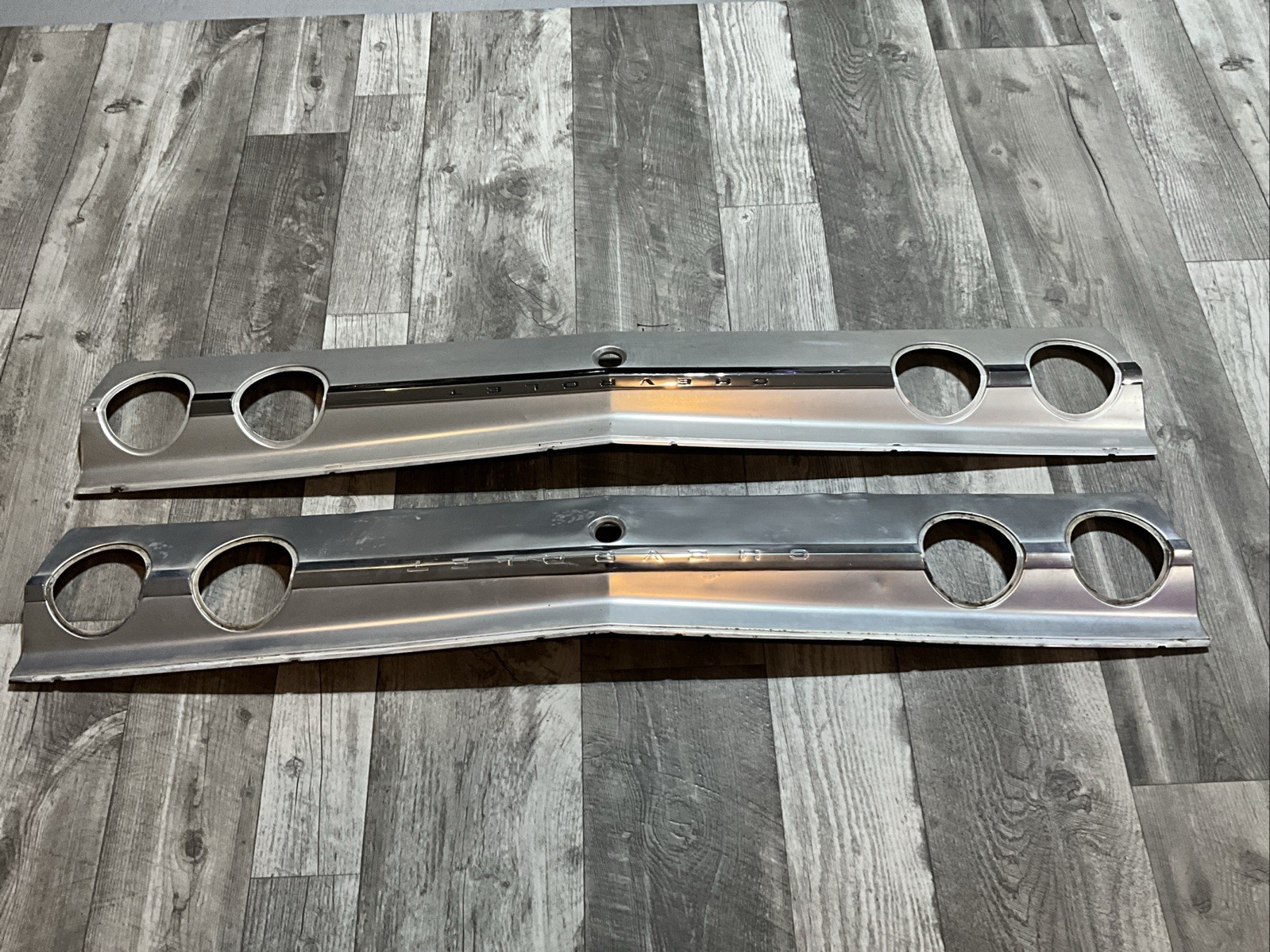 1962 Impala Rear Cove Moldings, Original.