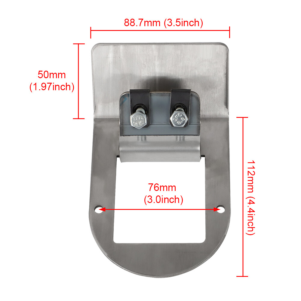 12* Watermelon Led Light Under Glow Frame Bracket Mount ONLY 304 Stainless Steel