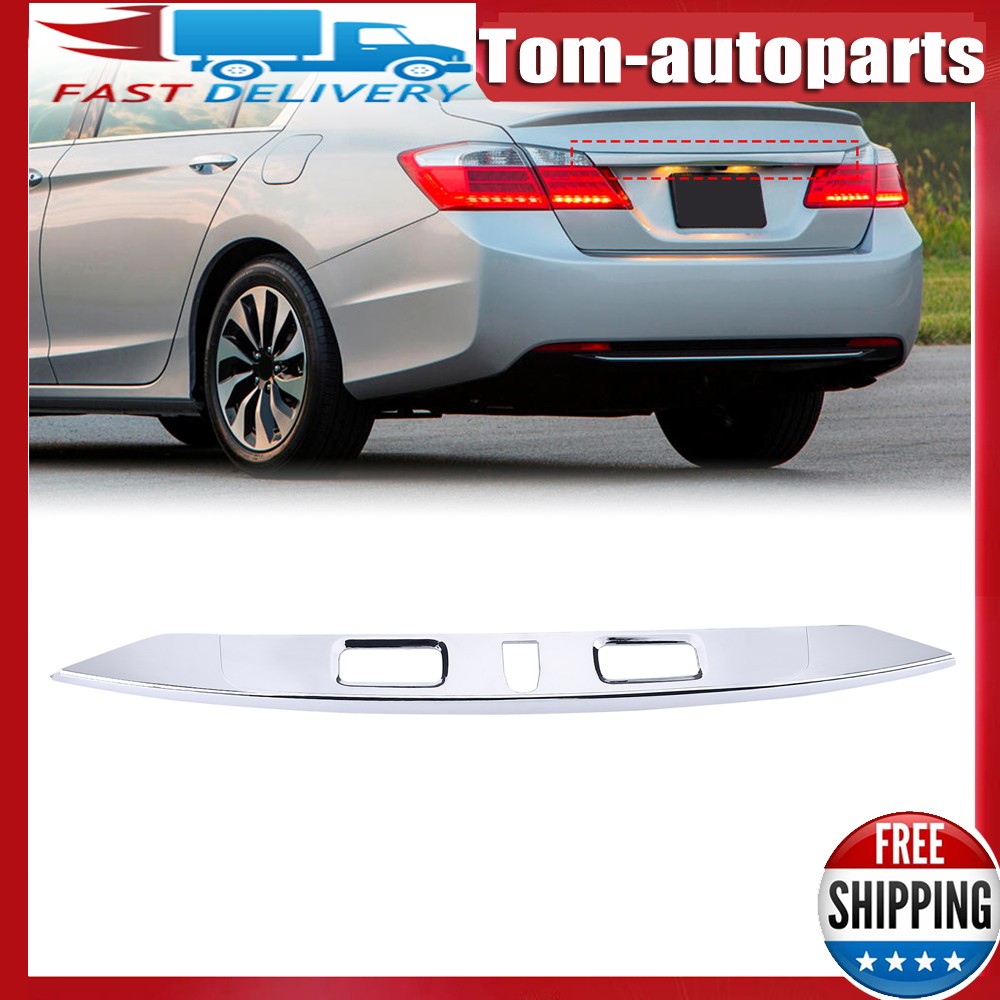 For Honda Accord Sedan 2013-2015 Rear Trims Chrome Molding Tail Gate Cover Trim