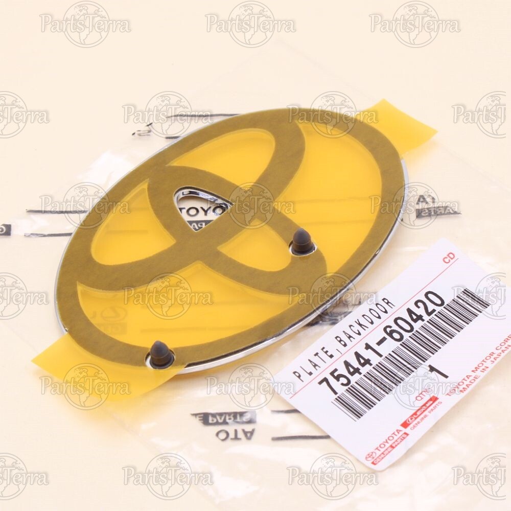 New Genuine OEM Toyota LAND CRUISER Rear Back Door Emblem Badge 75441-60420