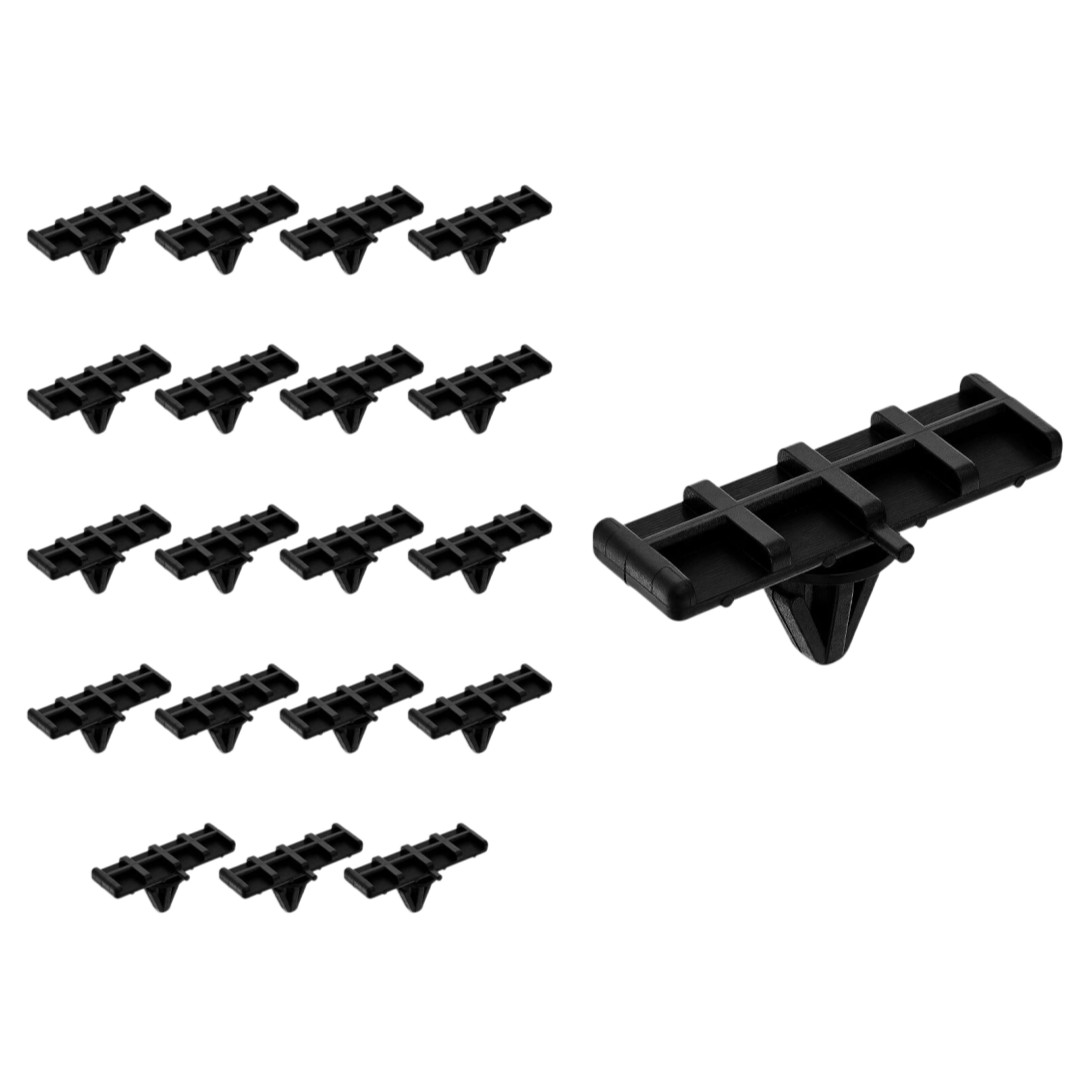 F4ZZ6310182A 20Pcs Rocker Panel Ground Moulding Retainer Trim Clips For Mustang