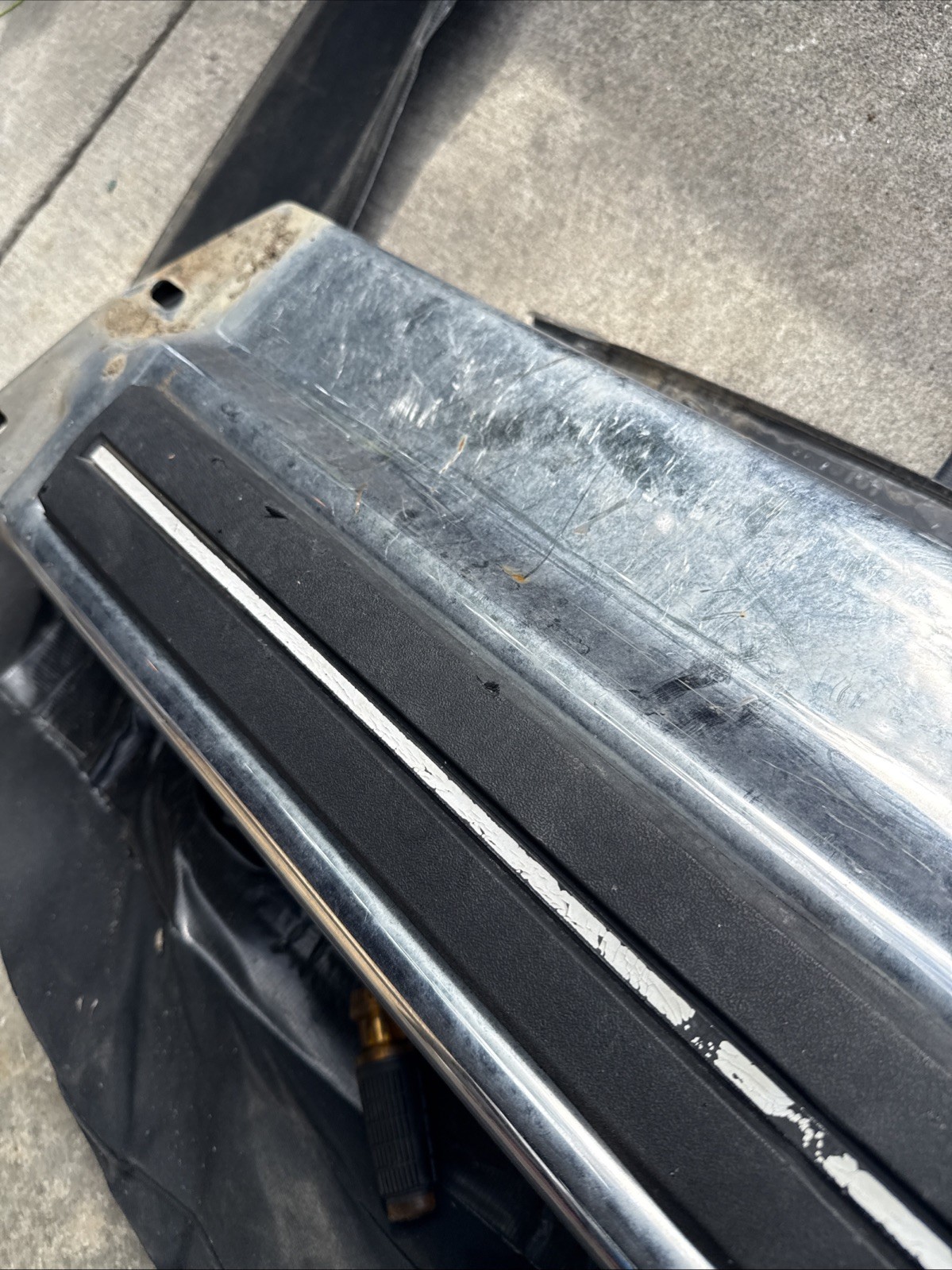 80-89 CADILLAC DEVILLE FLEETWOOD BROUGHAM REAR BUMPER 1980-1989