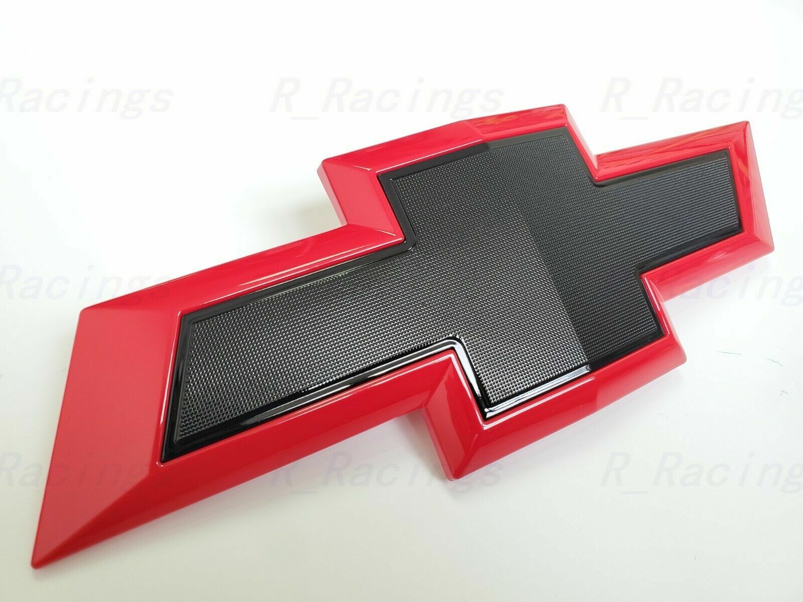 Gloss Black Red Front Fender Z71 Red Black Bowtie Emblems 2019-21 Silverado 1500