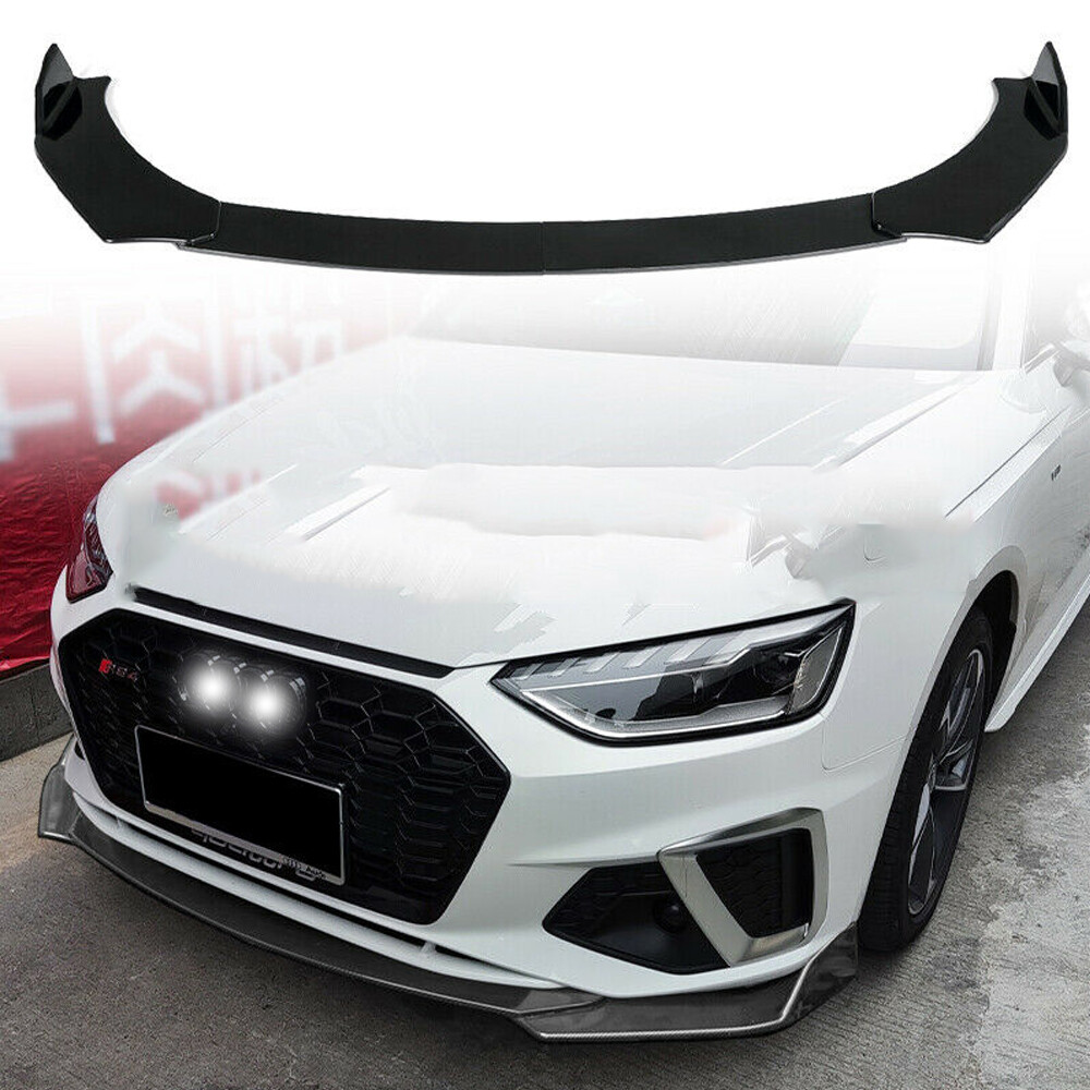 Front Bumper Lower Lip Spoiler Splitter +Strut Rods For Chevrolet Cobalt 2005-10