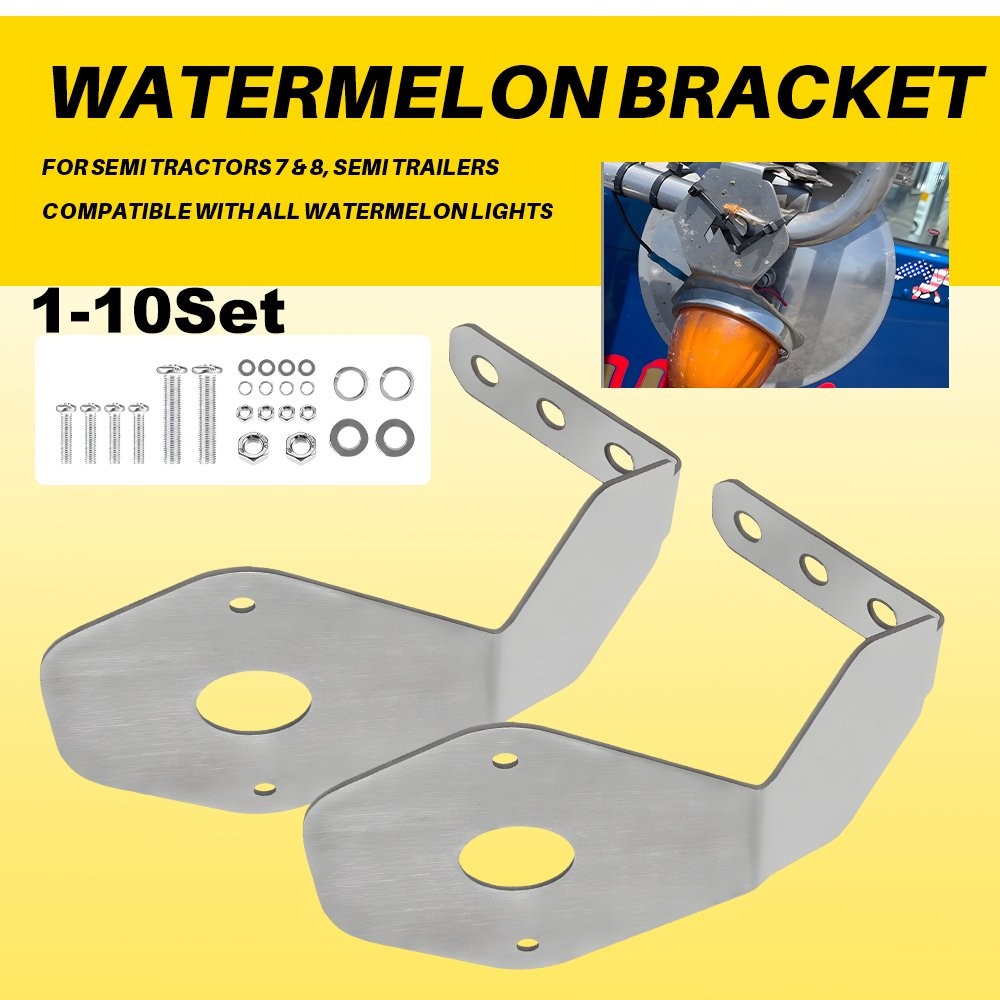 Watermelon Light Frame Angled Bracket Mount Billet Clamp – NOT Included Light
