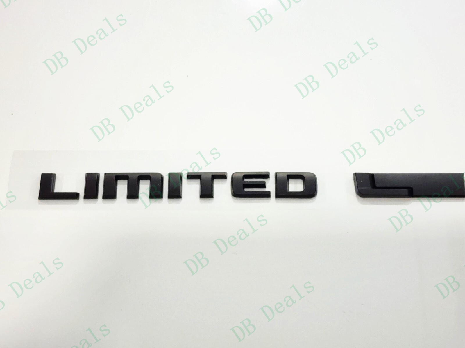 Matte Black Rear Limited & L Emblems Badge Letter 2021+ Jeep Grand Cherokee L WL