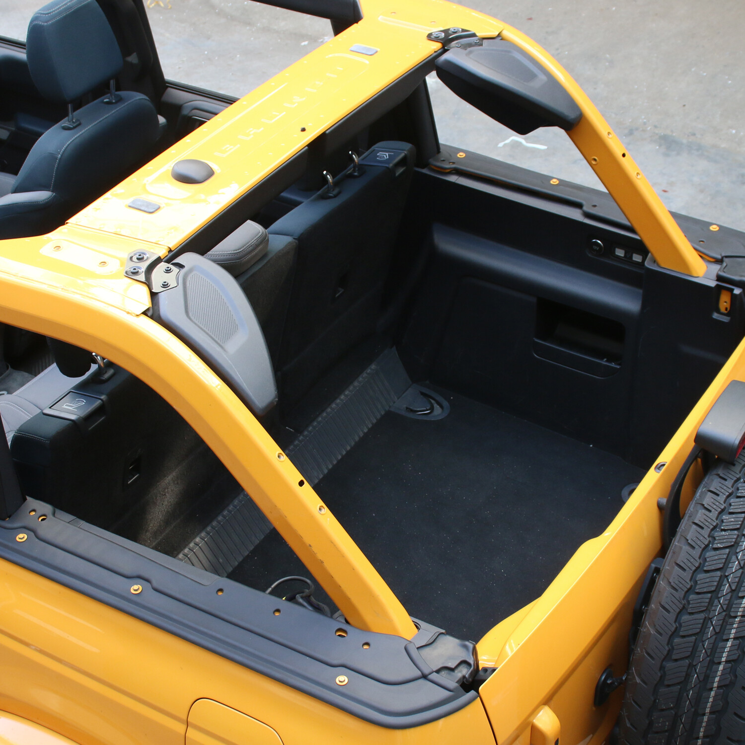 Rear Body Tub Rail Protector Armor Trim for Ford Bronco 2021+ 4 Door Accessories