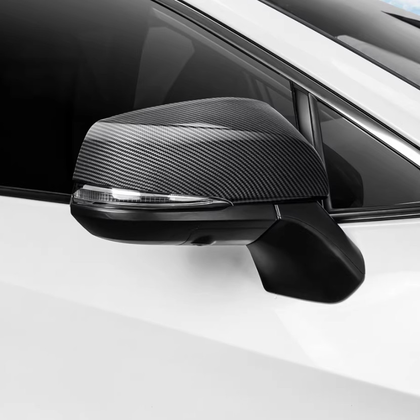 For Toyota Highlander 2020-2026,Carbon Fiber Side Mirrors Rearview Cover