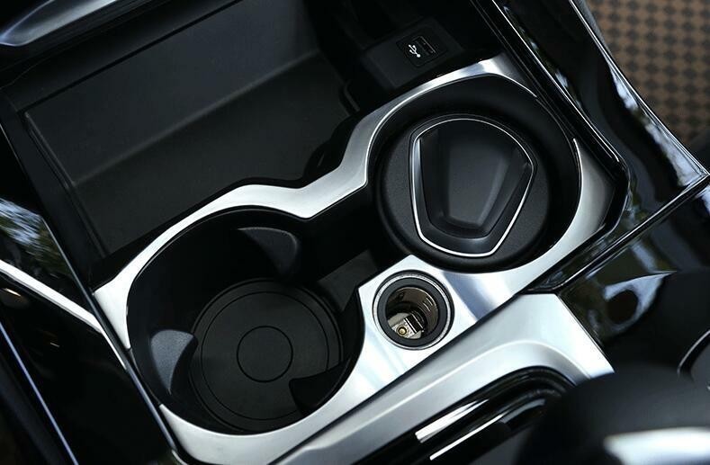 ABS Silver Middle Console Drinking Glass Trim 2PCS For BMW X3 G01 2018-2020 2024