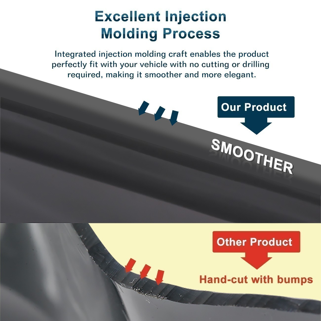 Rain Guards Vent Visors Shade for 2016-2022 Honda Pilot SHATTERPROOF