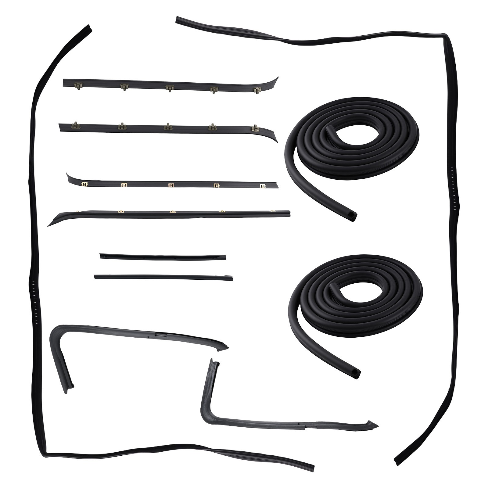 Door Seal Set for GMC C15/K15 Truck 1973-1980 1AWSX00503 Front Left Right