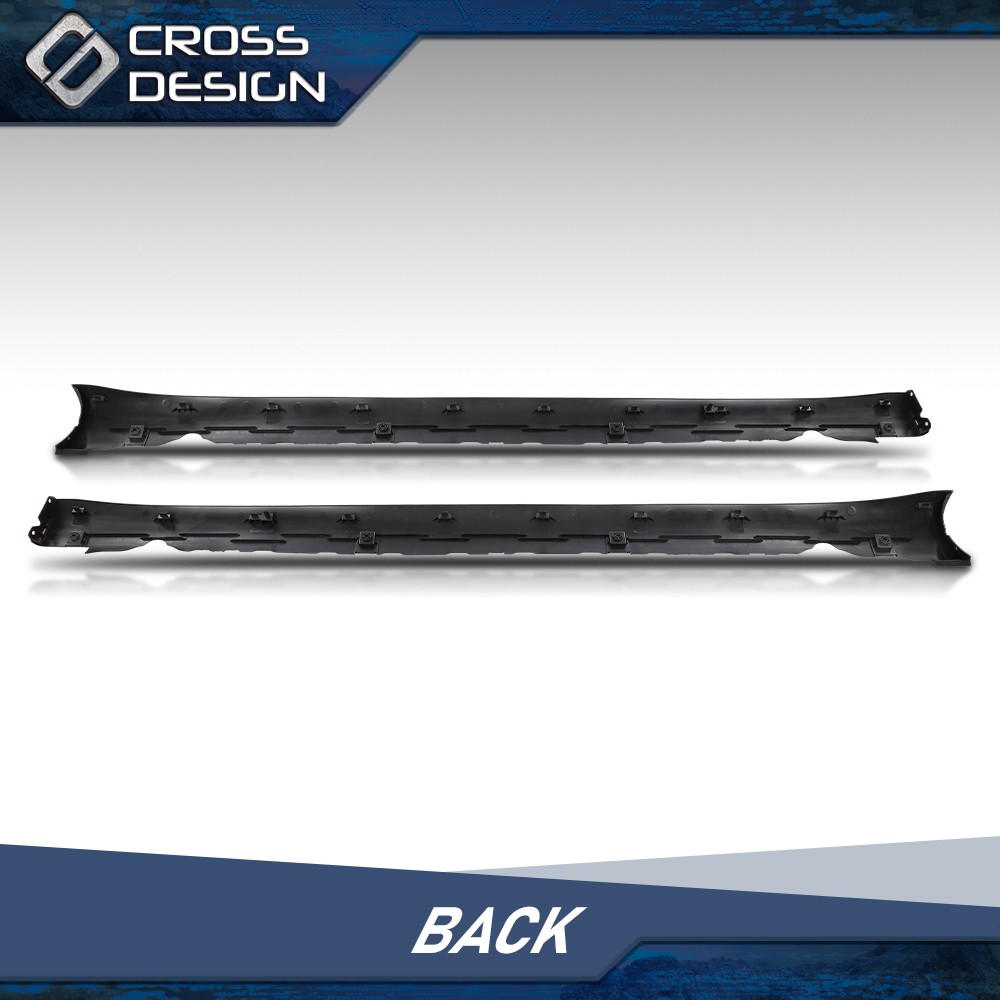 Left & Right Side Skirt Lower Rocker Molding Cover Fit For 2017-25 Tesla Model 3