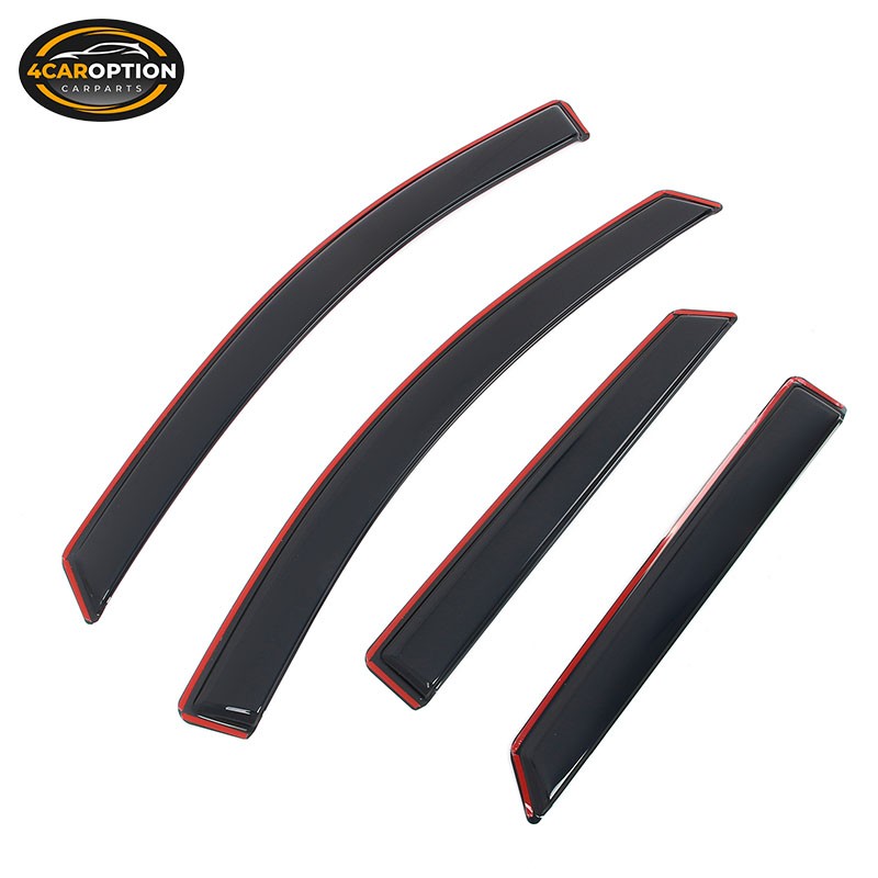 In-Channel Window Visors Fits 15-24 Ford Edge Rain Sun Guard Deflector