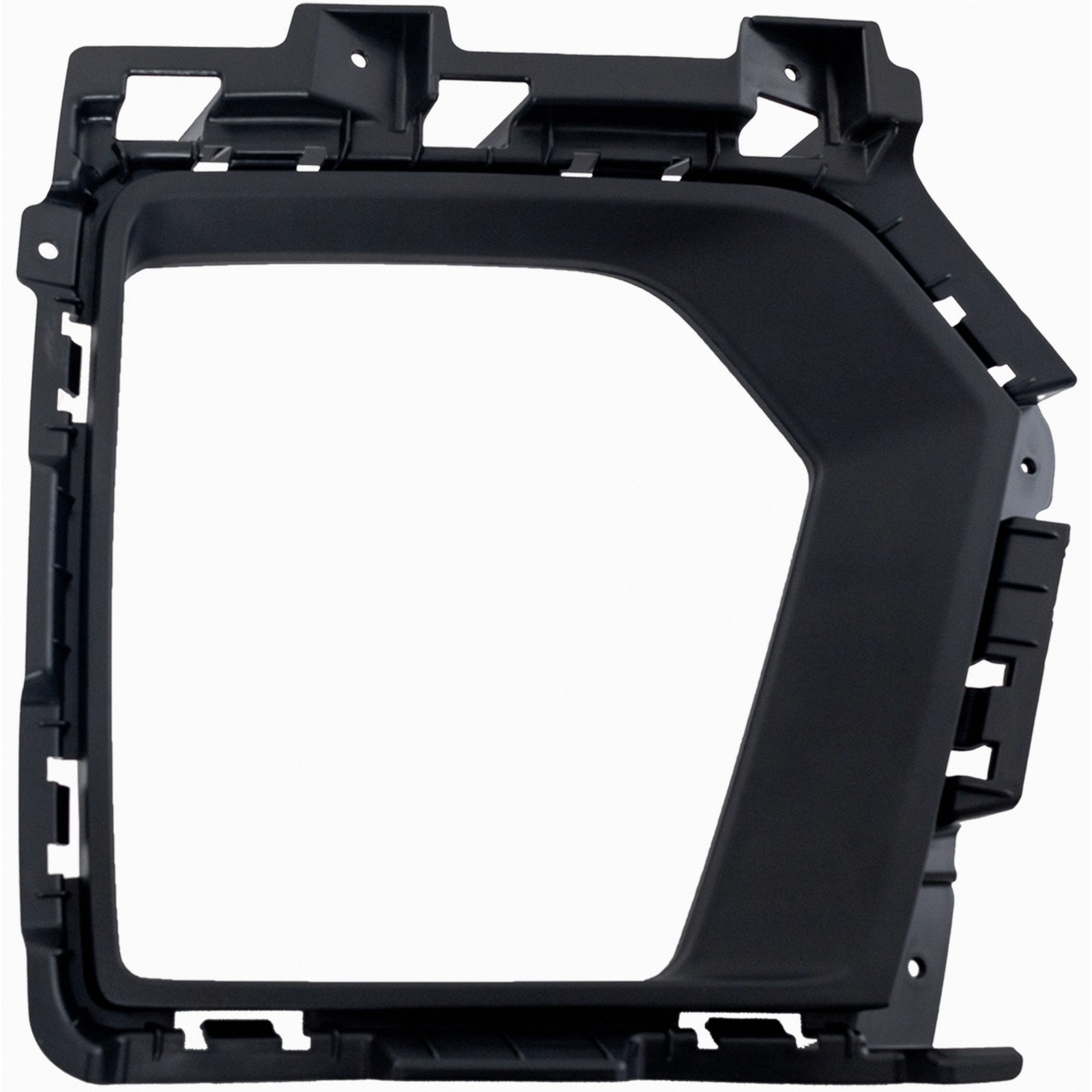 Right Passenger Headlight Bezel Fits 22-24 Hyundai Santa Cruz Black HY1039177