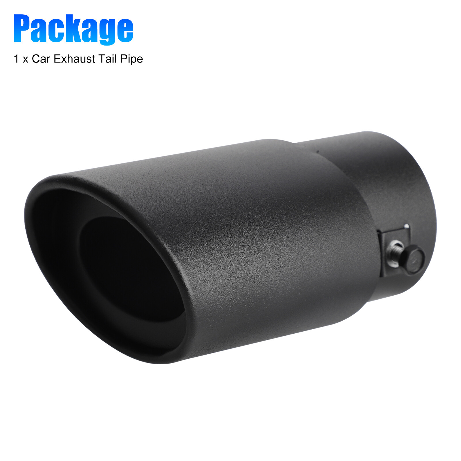 Car Auto Stainless Steel Rear Exhaust Pipe Tail Muffler Tip Round Accessories US