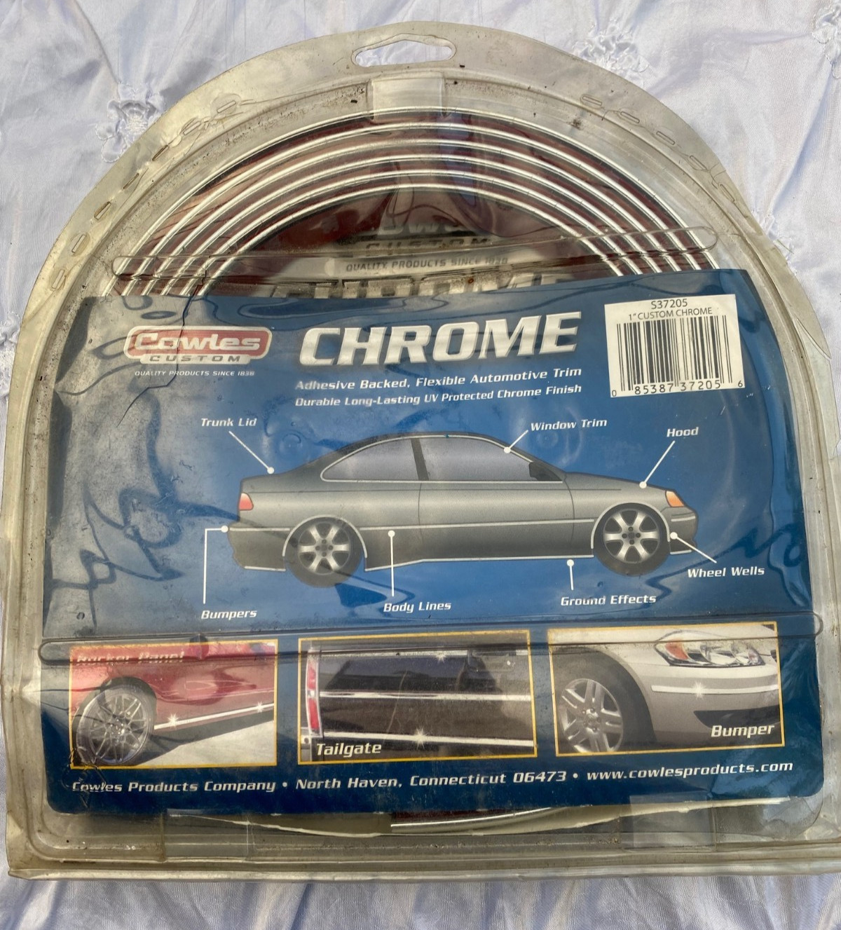 Cowles S37205 Custom Chrome Truck Body Side Molding Trim 1″ X 12′