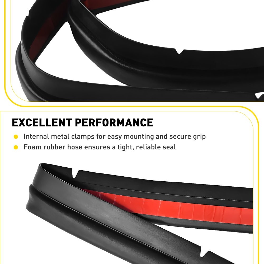 Back Engine Hood Cover Seal Molding Strip For 2007-2013 Toyota Corolla Rubber