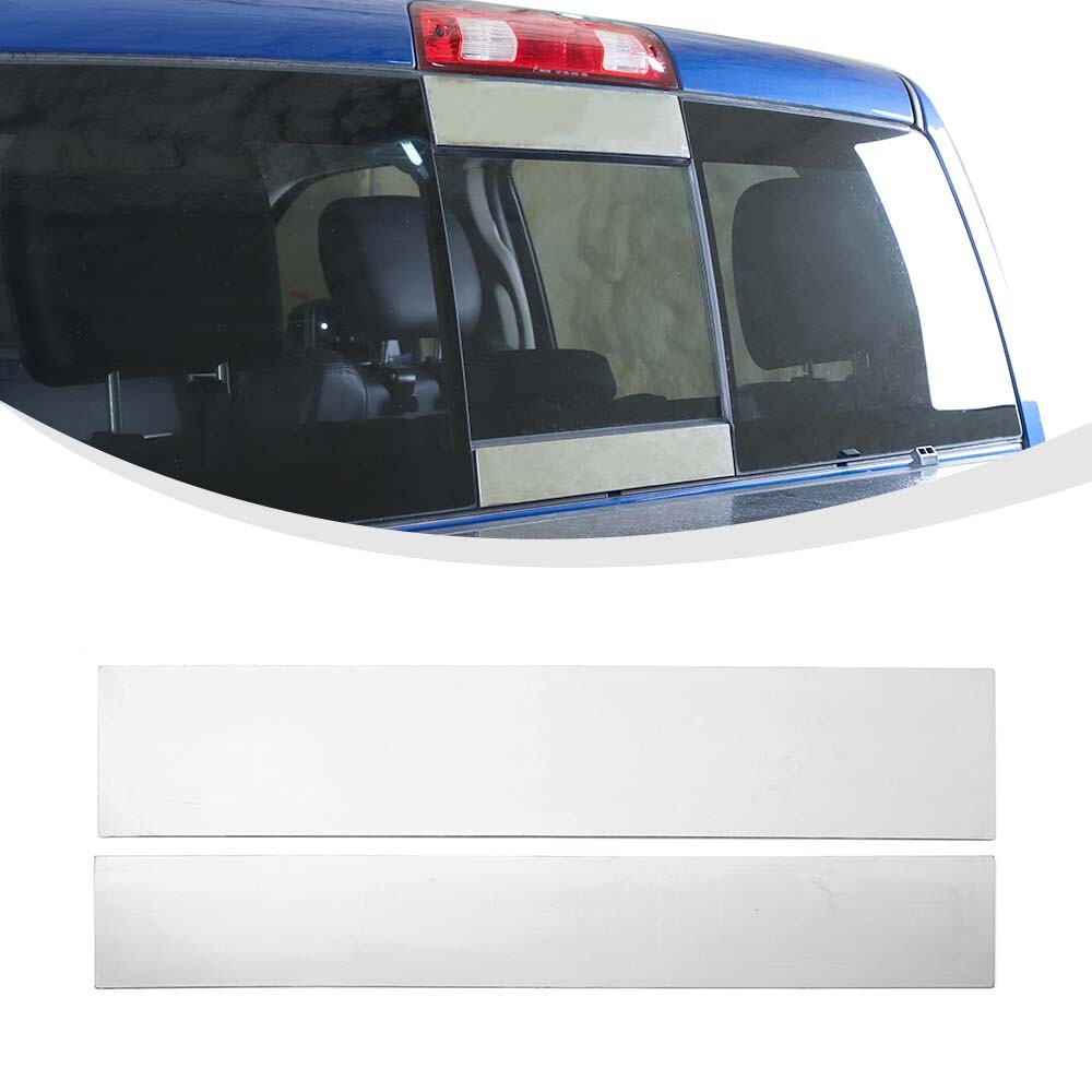 Chrome Rear Sliding Window Decor Trim Cover Accessories For Dodge Ram 1500 2011+