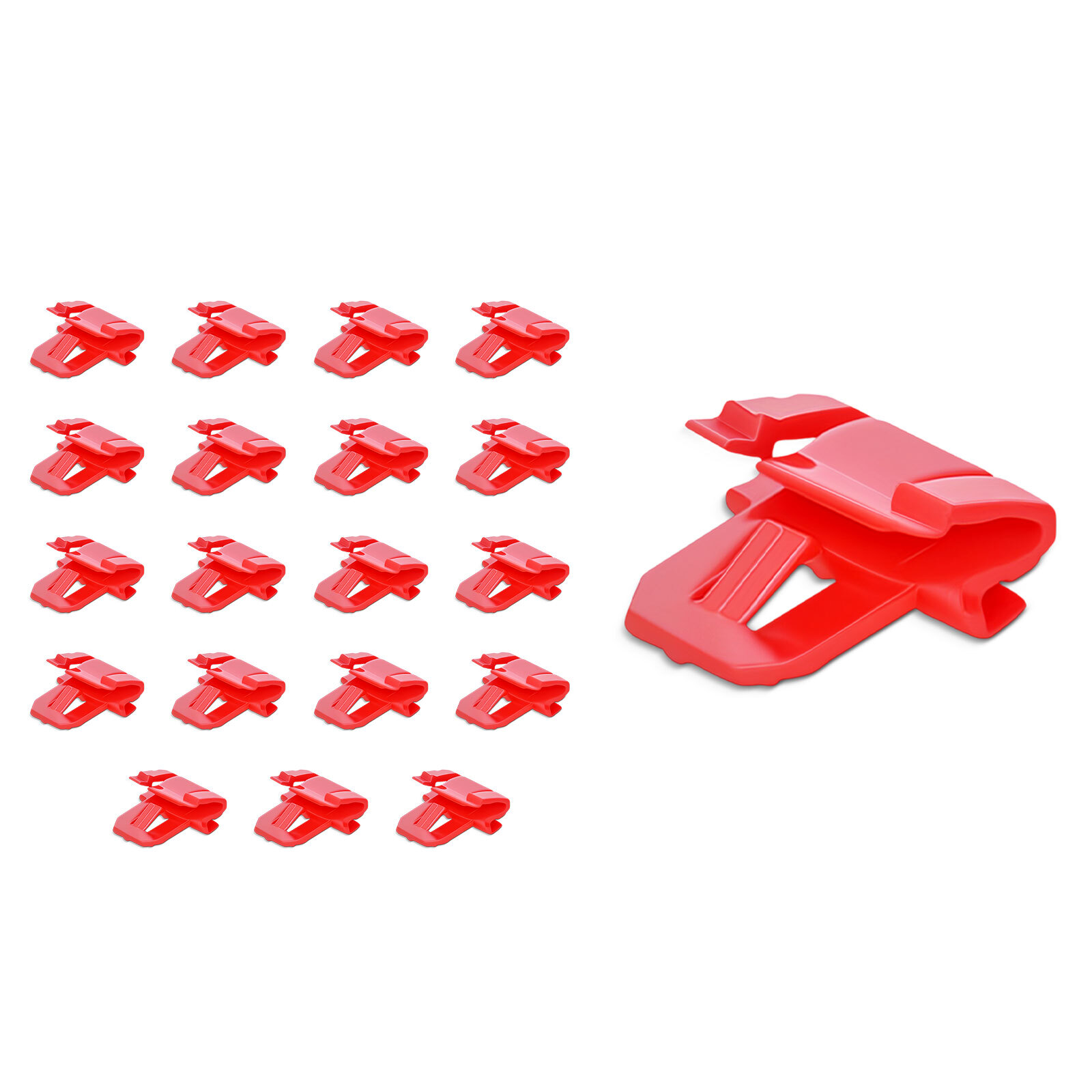 20Pcs 20x24mm Belt Moulding Retainer Clips for Honda Accord Odyssey 91589SV4003