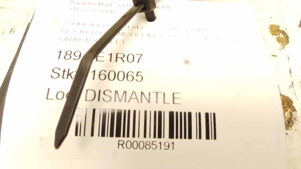 07 08 09 10 Lexus LS460 Driver Left Rocker Panel Molding Gry 1G0