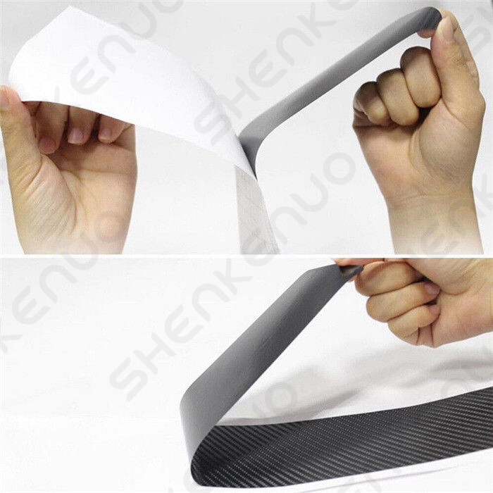 4PC 4D Car Door Sill Protector Carbon Fiber Sticker For Chevy Silverado Z71