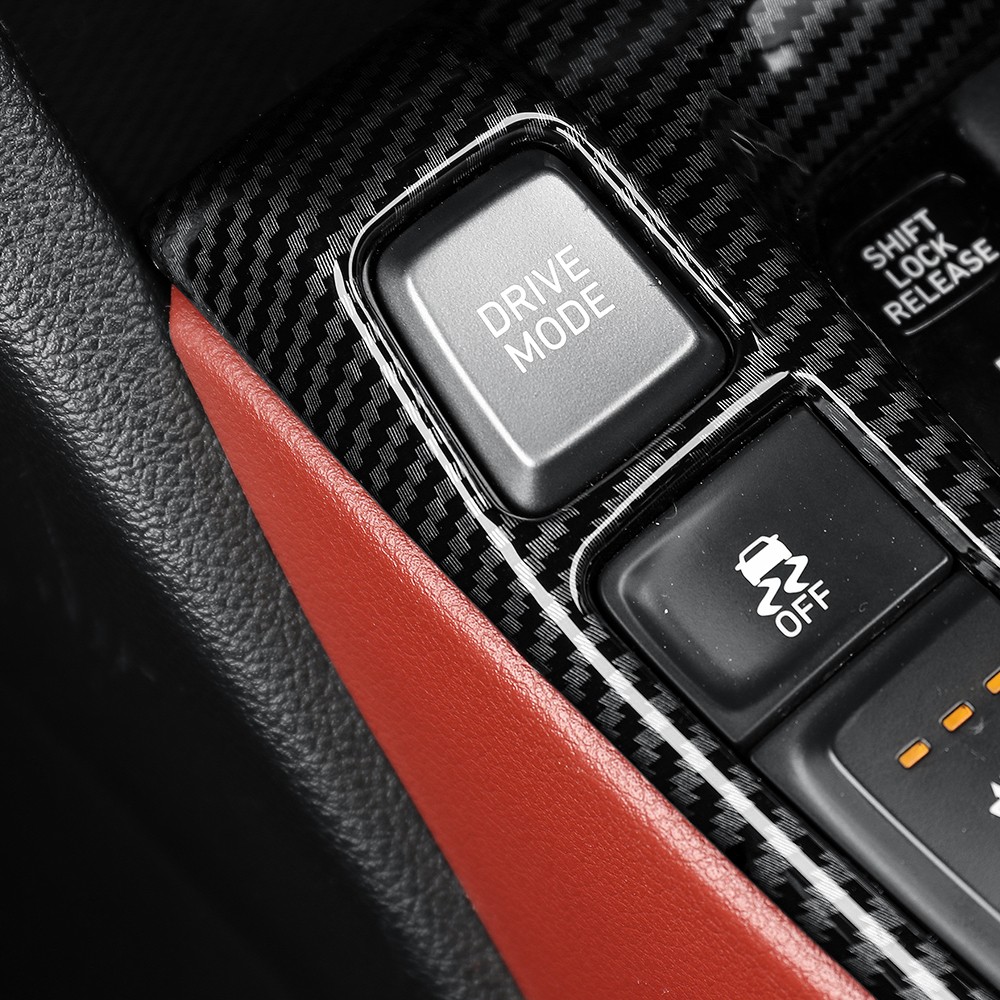 Carbon Center Console Gear Shift Panel Cover Trim For Hyundai Veloster 2019-2022