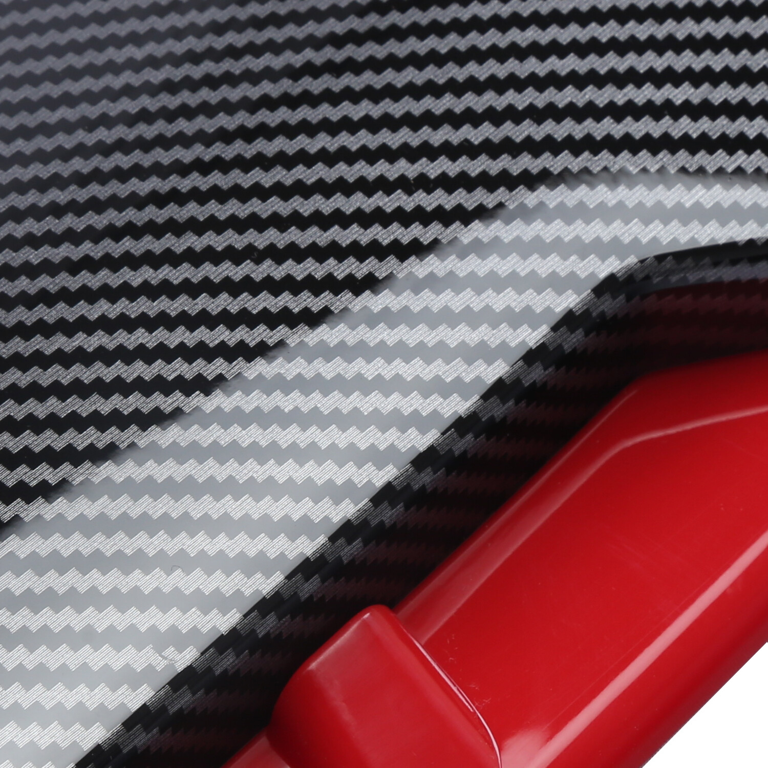 For 5 Series f10 G30 M5 front Bumper Lip Spoiler Splitter Carbon fiber Black+Red