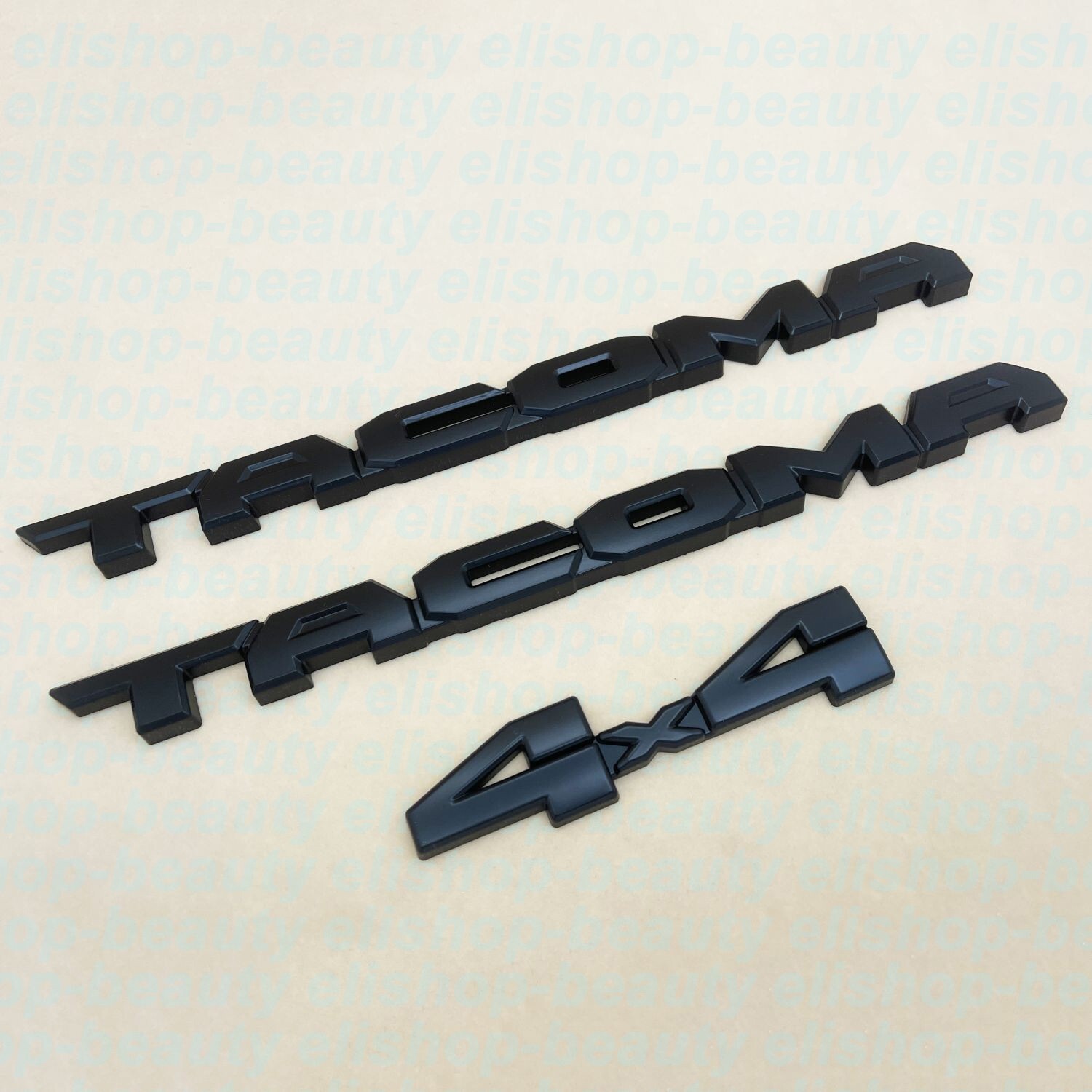 NEW matte Black BLACKOUT EMBLEM OVERLAY KIT FOR 2024 Tacoma SR 4X4 SR5 TRD