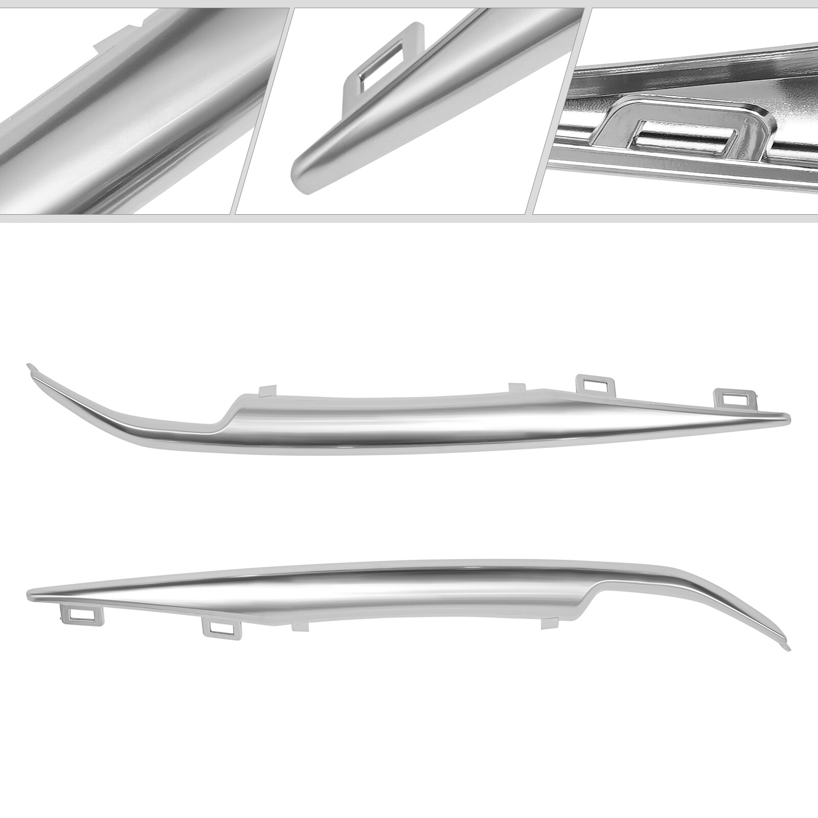 Left & Right Side Front Bumper Trim For Escalade PremiumBumper Trim 2015-2017