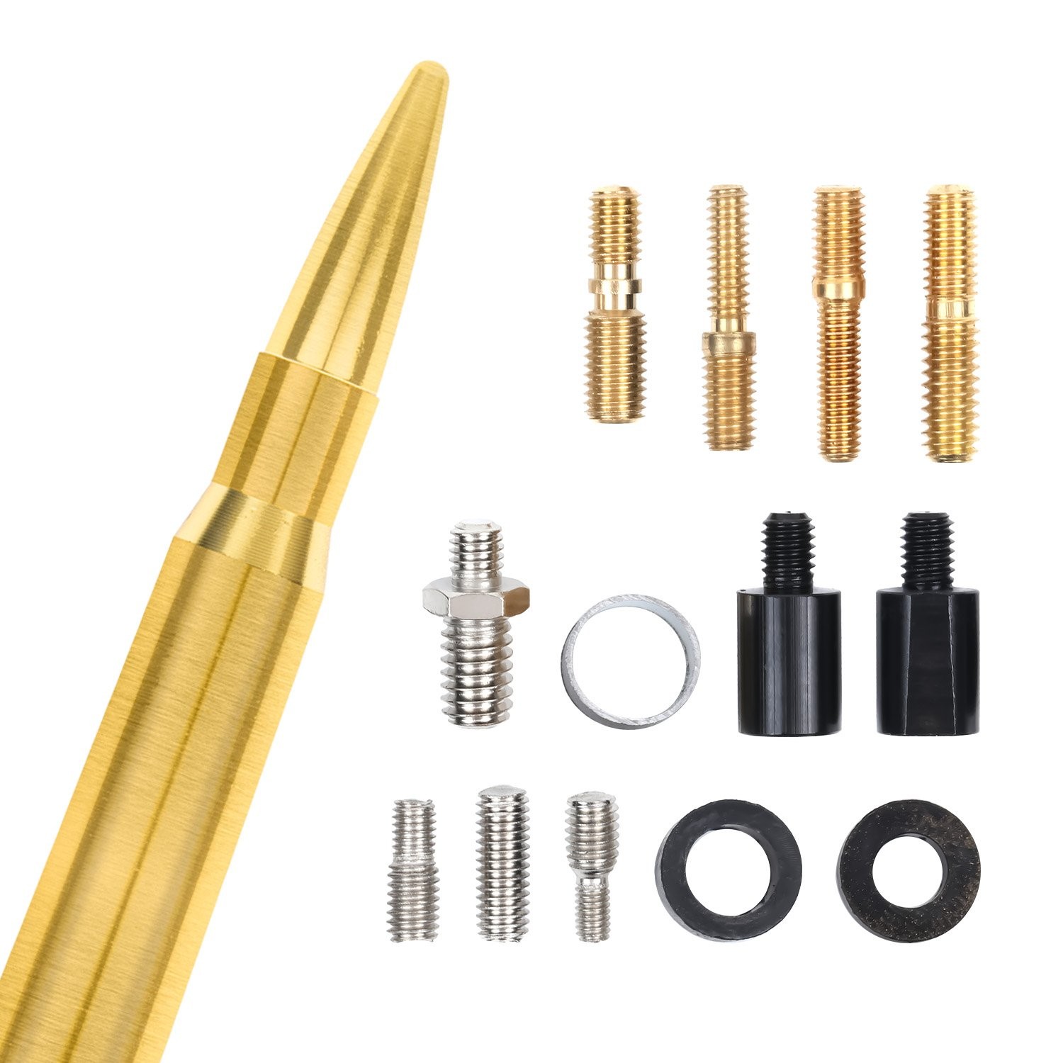 5.3 Inch Bullet Antenna Radio FM/AM Optional Colors Mast For Jeep Accessories