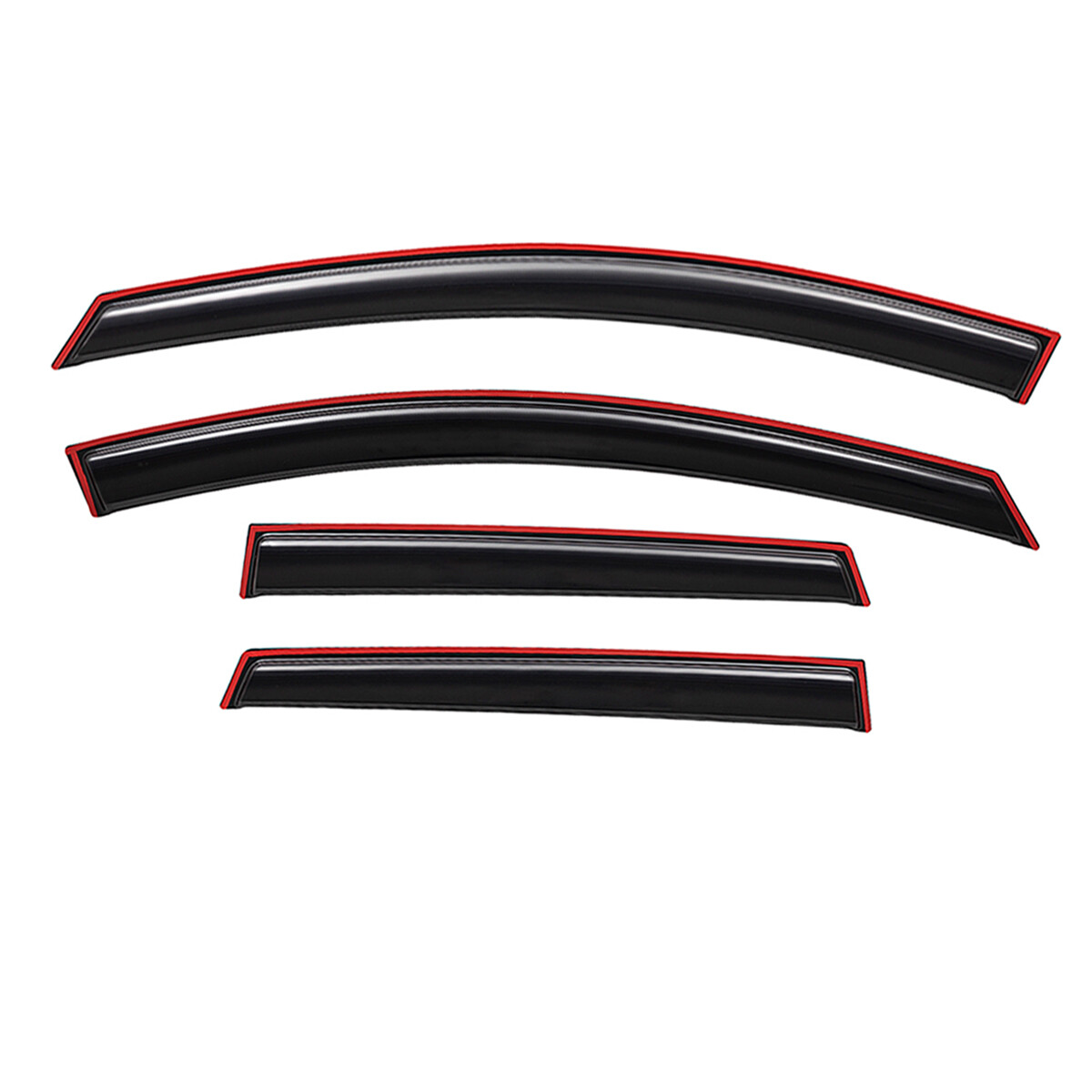 In-Channel Smoke Rain Guard Window Vent Visor for 2013-2018 Nissan Altima Sedan