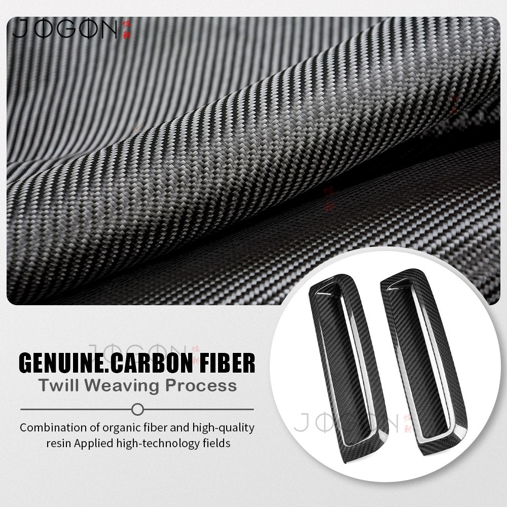 For BMW G26 i4 M440i Gran Coupe Carbon Front Fog Light Grille Side Vent Cover