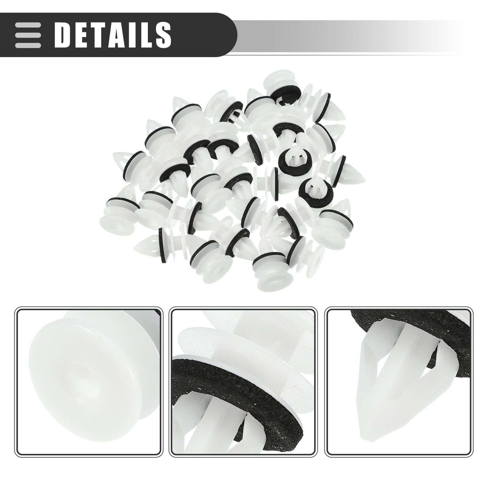 30X Car Door Trim Panel Push Clip Pillar Retainer For Chevy Silverado 1500 07-13
