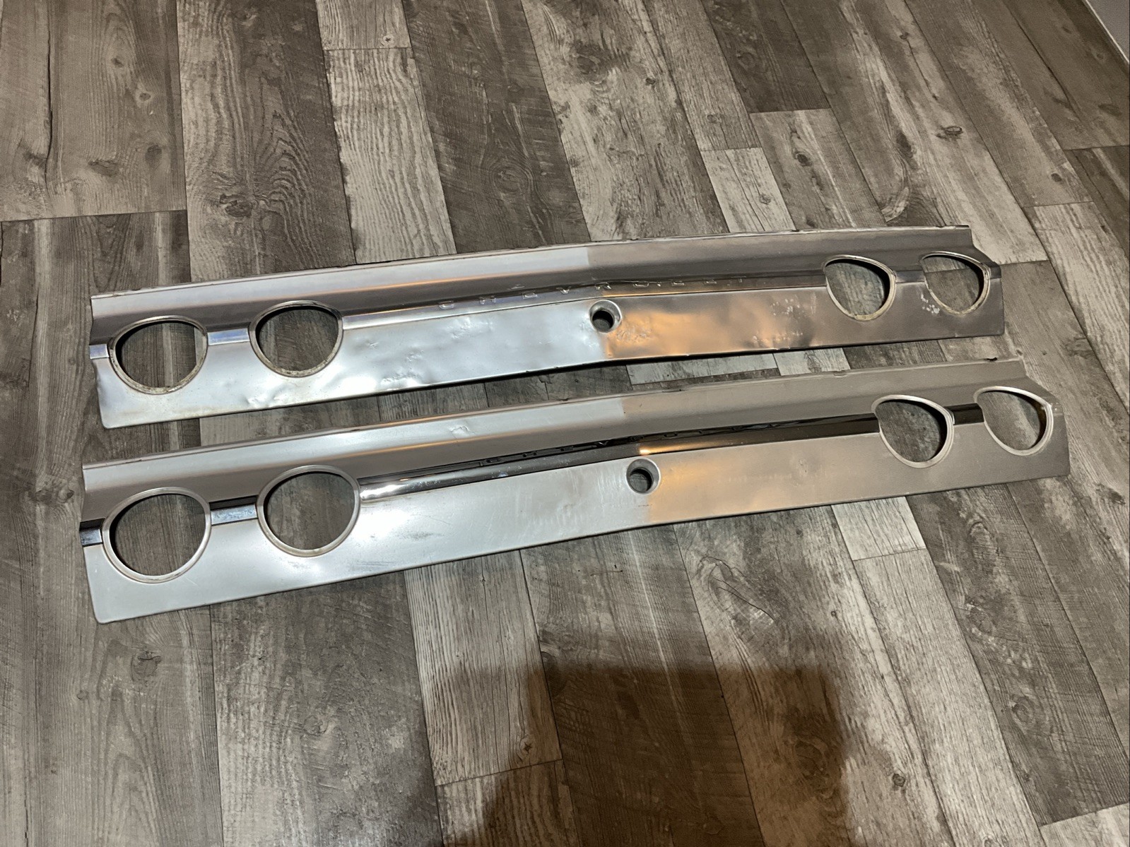 1962 Impala Rear Cove Moldings, Original.
