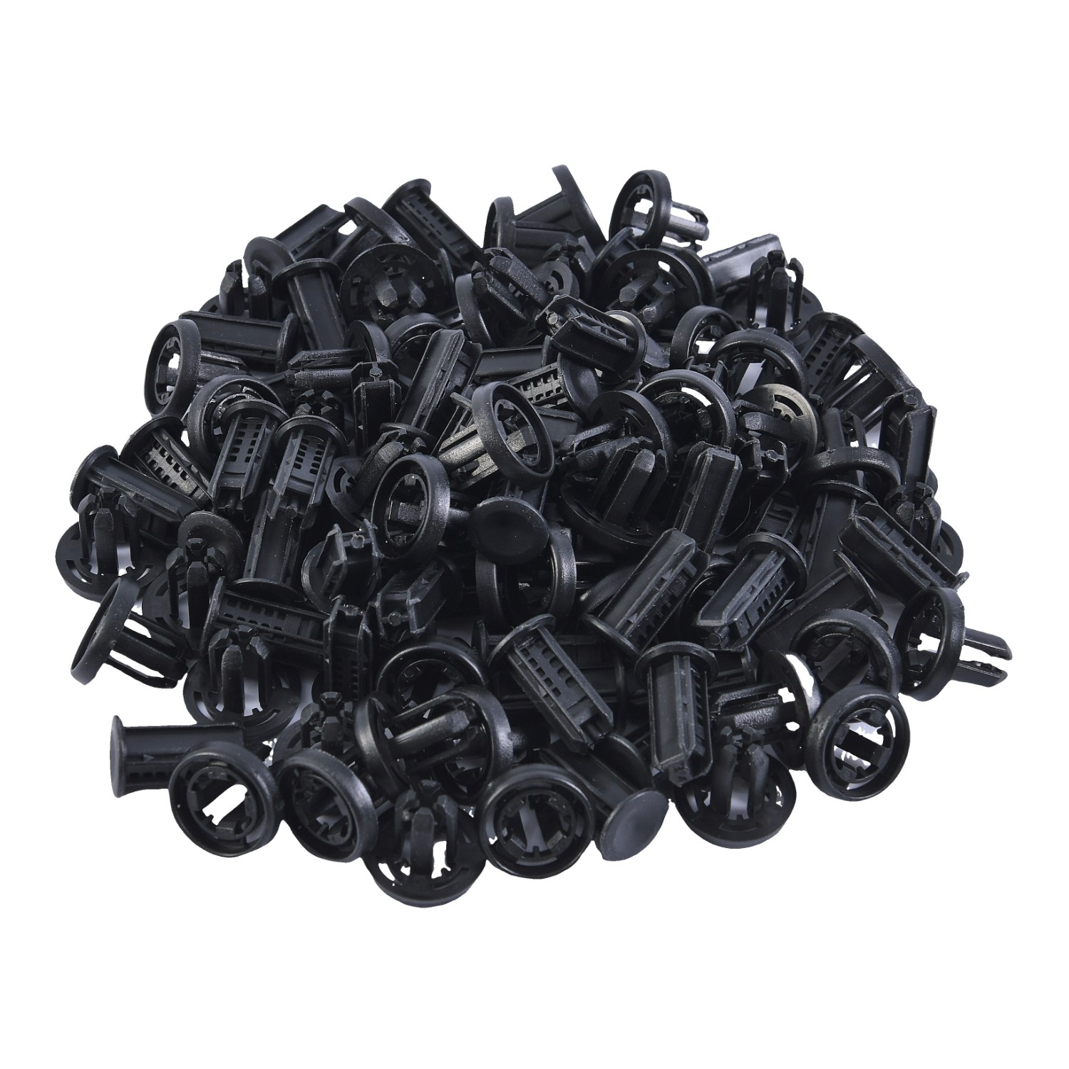 100Pcs Bumper Clips 10mm Hood Fender Push Rivets Retainer Fasteners For Honda
