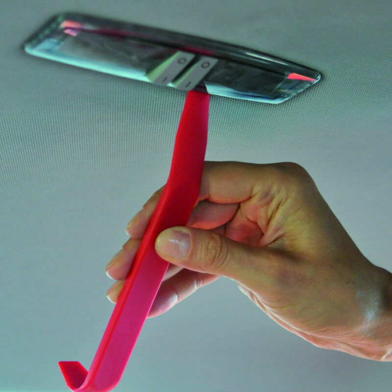 5pcs Red High-Strength Nylon Car Door Panel Dash Trim Removal Pry Open Tool Kit
