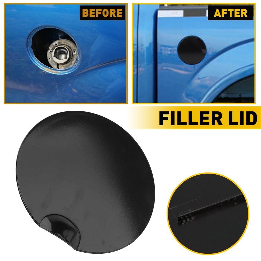 Fuel Gas Tank Filler Cap Cover Plastic For 2009-2014 Ford F-150 9L3Z-99405A26-AA
