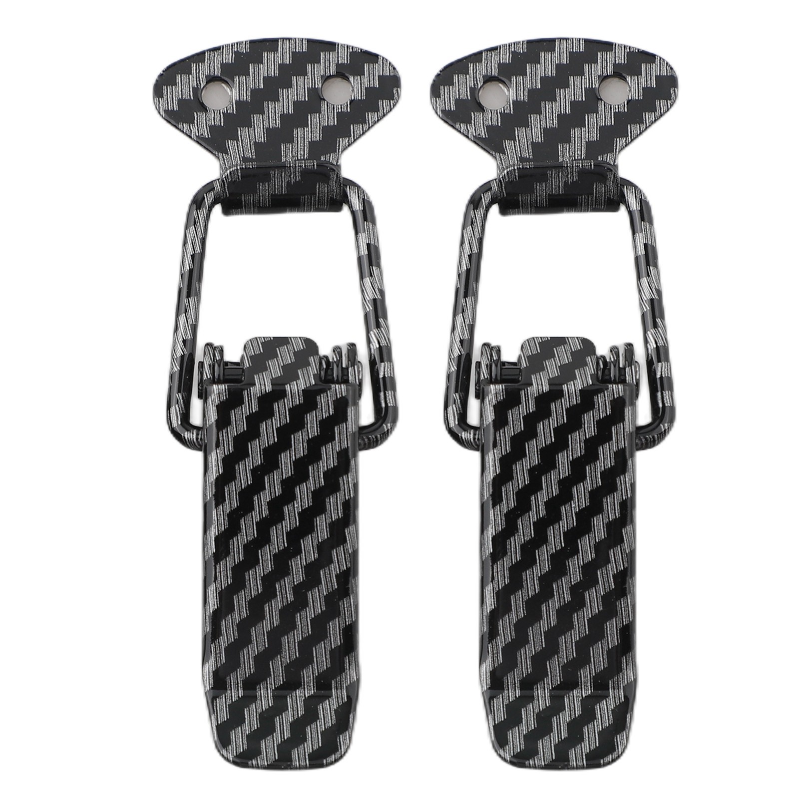 Quick Install Auto Bumper Clips Set of 2 in Lightweight Metal and Fibers