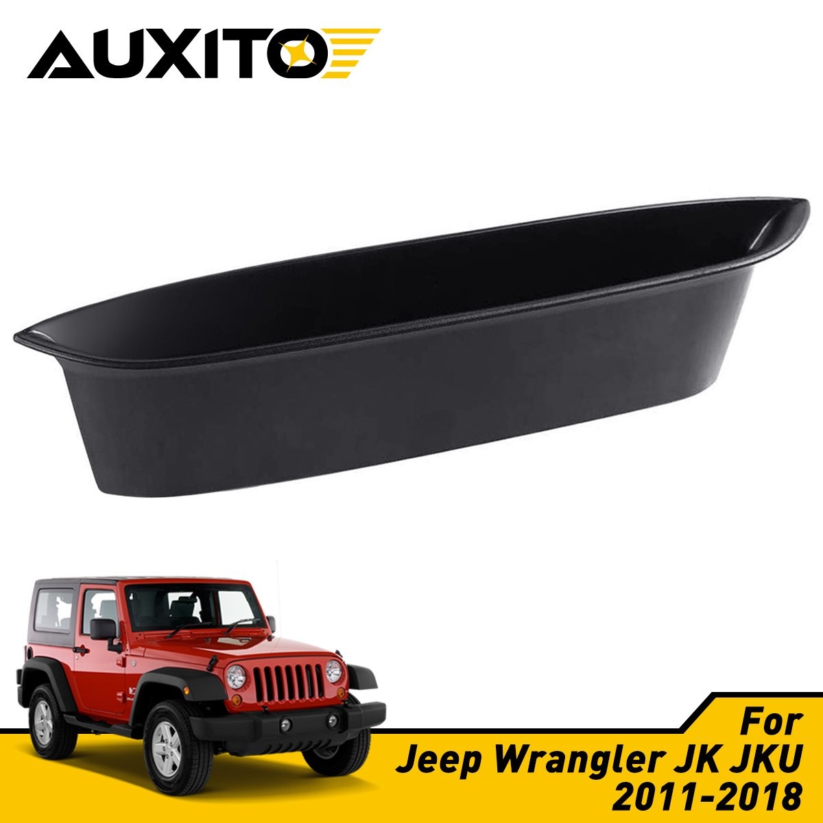 Car Door Armrest Storage Box Handle Pocket for Jeep Wrangler JL JKU 2011-2018 1X