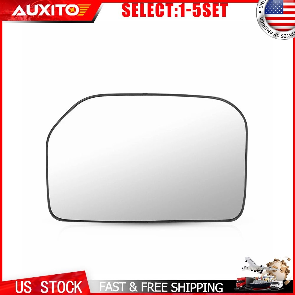 For Toyota FJ Cruiser 2007-2014 Left Heated Mirror Glass With Backing Plate 1-5X