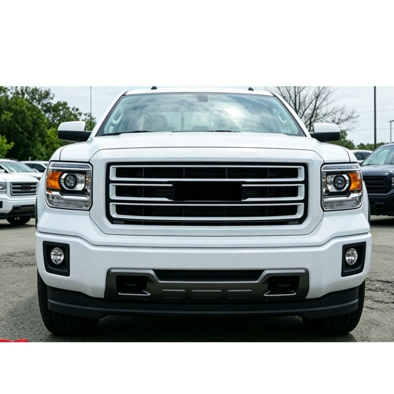 For 2014-2015 GMC Sierra 1500 SLT SLE Summit White Front Bumper Grille Assembly
