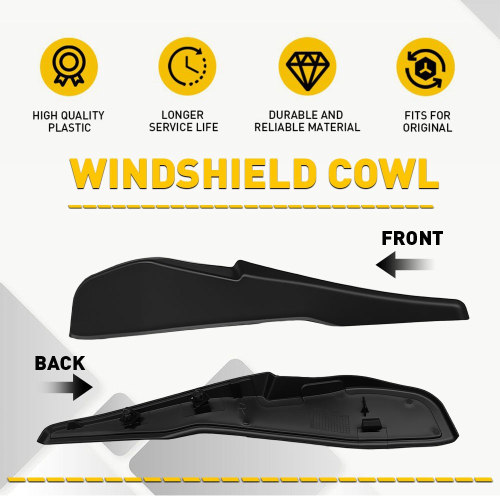 Air Inlet Wiper Cowl Panel Grille Front Right Side For Chevrolet Malibu 2016-25