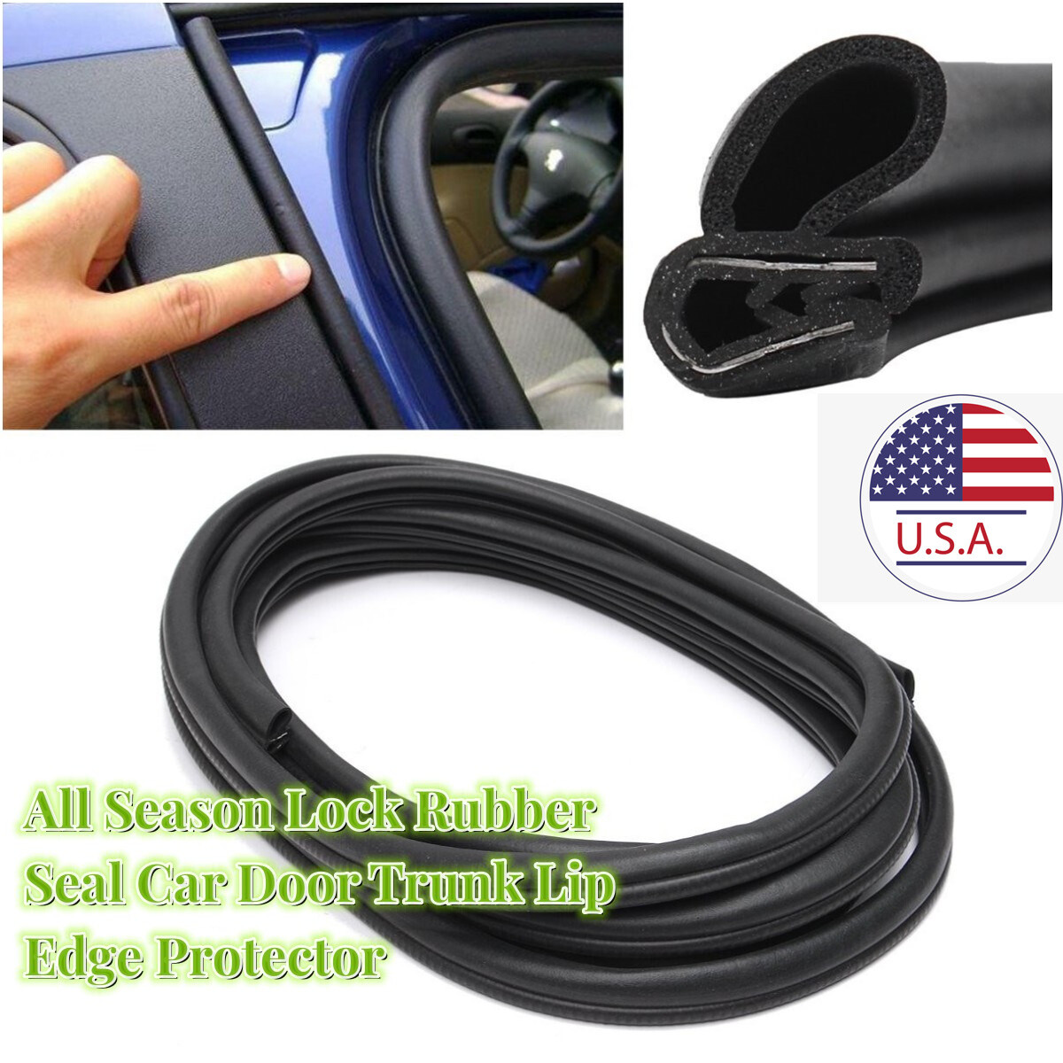 For Mini Cooper Rubber Seal Car Door Trunk Lip Edge Protector waterproof Durable