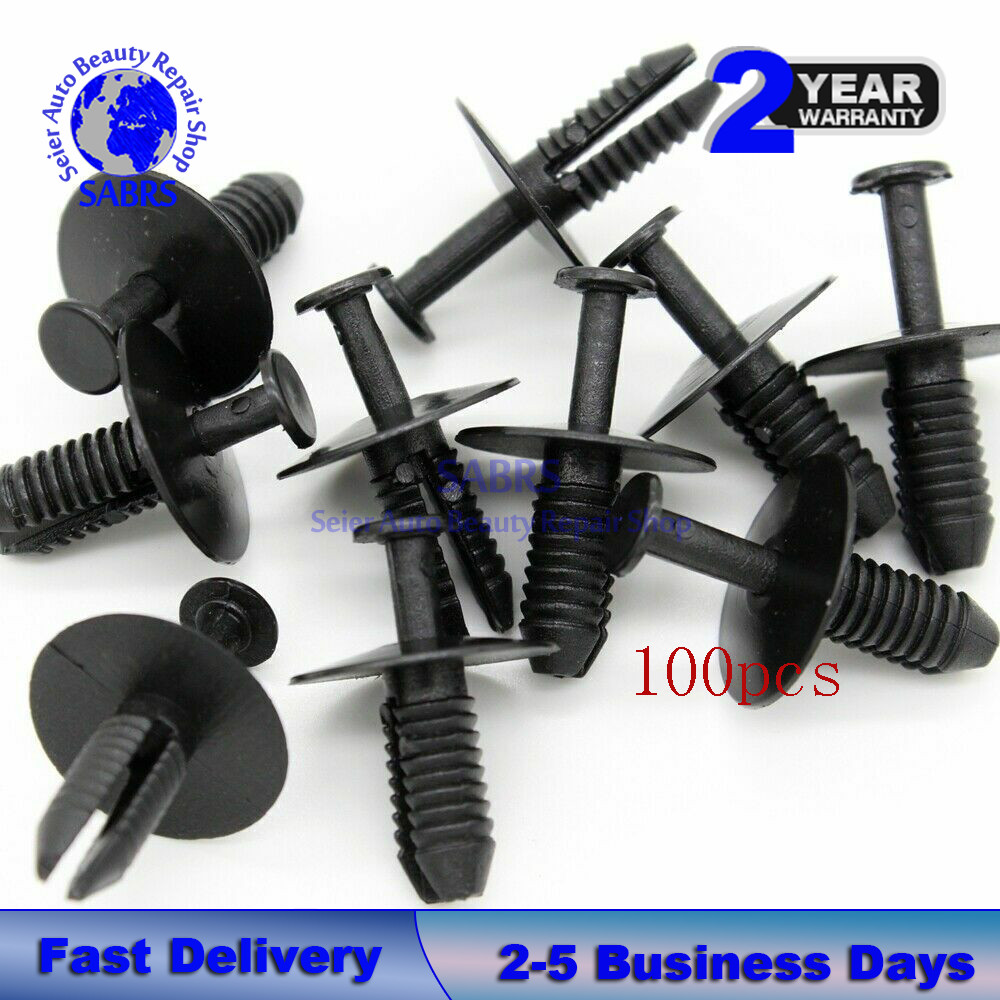 100 Bumper Door Trim Clip Sill Retainer Rivet Fit BMW E38 E39 E46 51118174185！