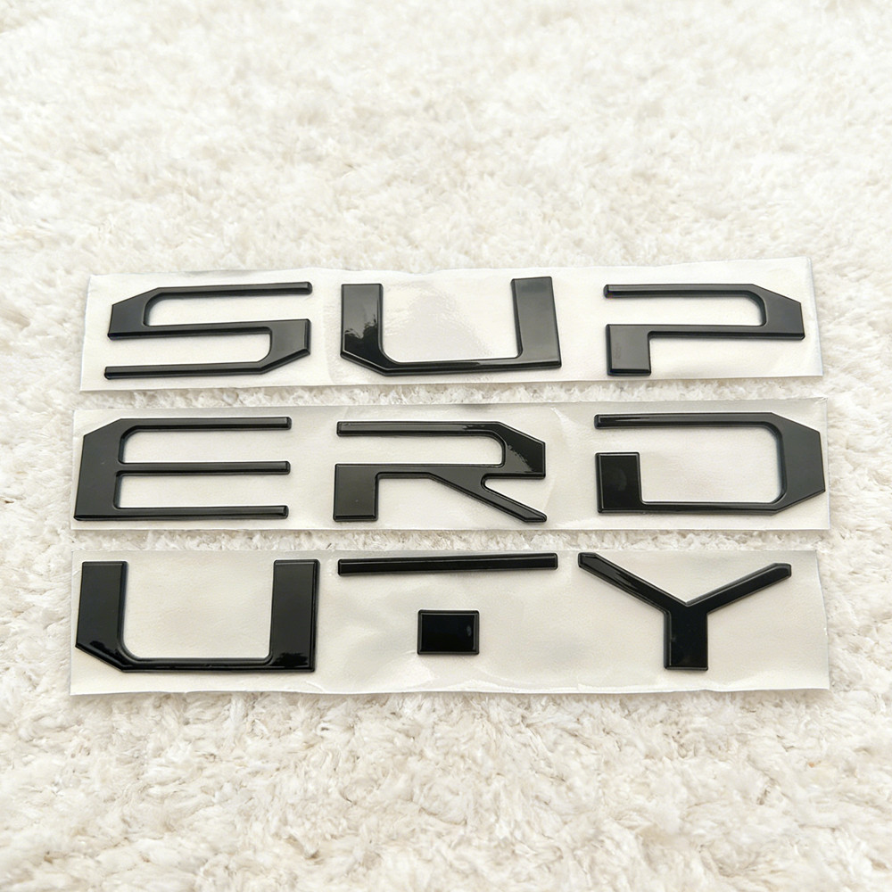 1 Set Hood Insert Letters Fit 2017-2021 2022 F-250/F-350 Super Duty Emblem Decal