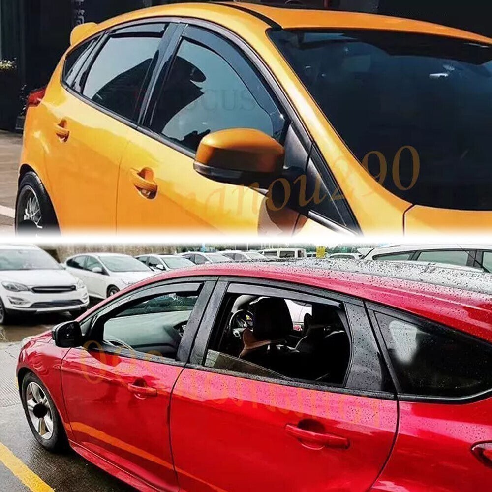 For Ford Focus 2012-2018 In-Channel Window Visors Vent Sun Rain –US