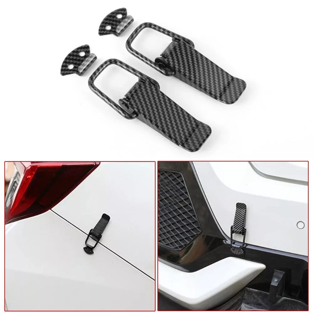 Quick Install Auto Bumper Clips Set of 2 in Lightweight Metal and Fibers