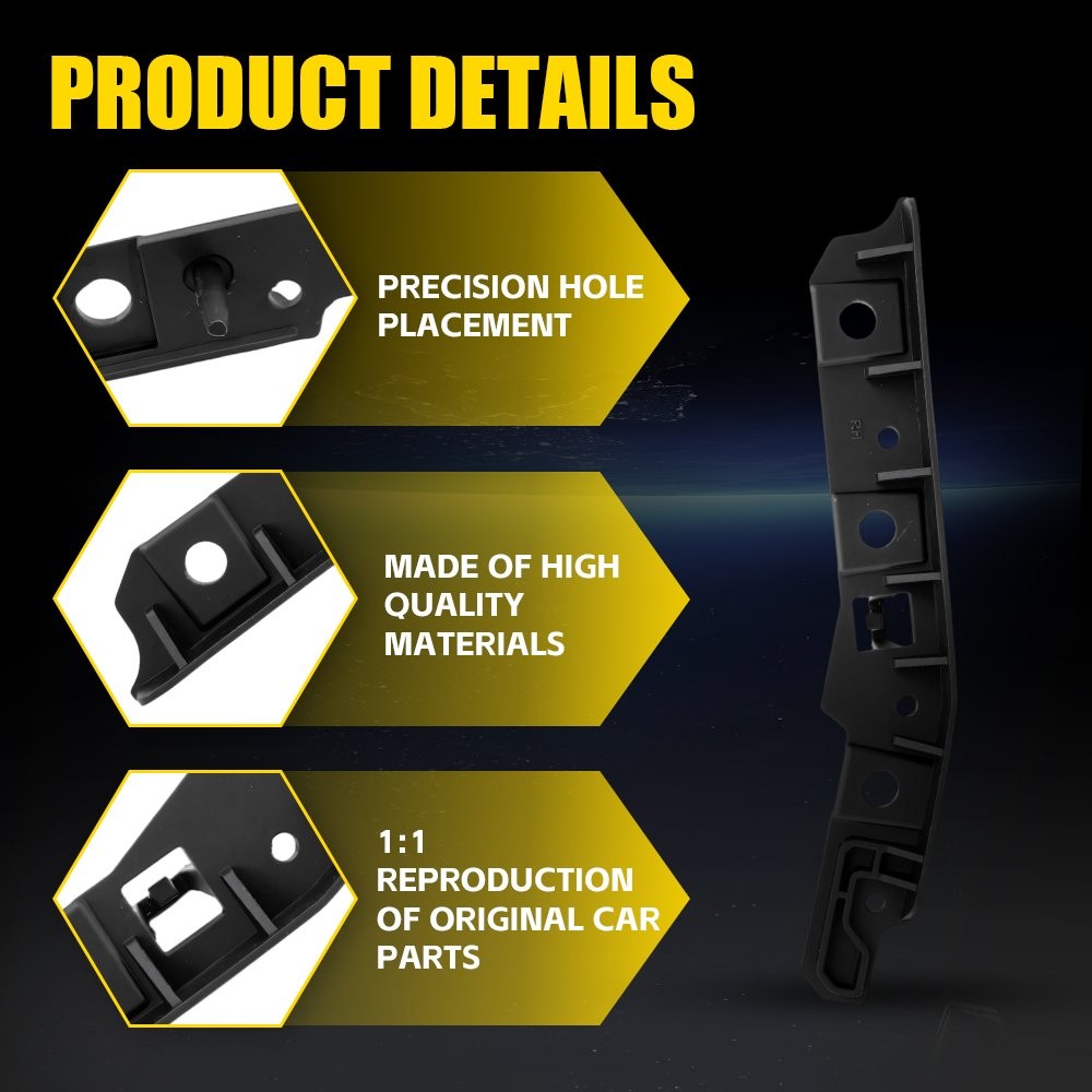 2PCS Bumper Mount Support Bracket Front Left Right for 2016-2019 Ford Explorer